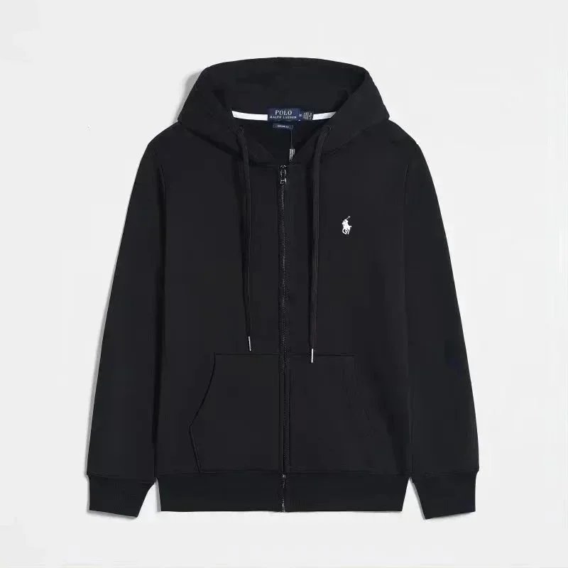Black zipper with a white label Black zipper with a white label